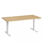 K&otilde;rgust reguleeritav laud 160 x 80 cm kuldtamm terasraam