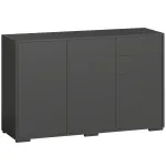 Kapp 2 sahtliga 117x36x74 cm must t&ouml;&ouml;deldud puit