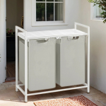 Kapp pesukorv 73 x 33 x 72 cm Valge