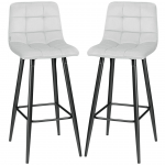 Baaritoolid 42x47x105 cm helehall