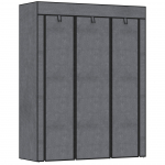 Riidest riidekapp 125x43x162.5 cm Tumehall