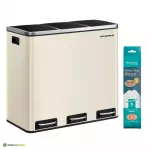 Pr&uuml;gikast 3x18 L beež 3 sektsiooni pedaal ja softclose