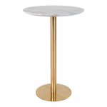 Abilaud valge Bolzano 70x105 cm marmorplaat messingalus