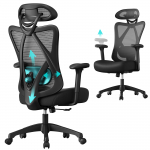 Kontoritool 70x71x114 cm Must