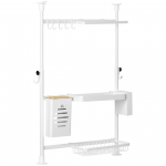N&otilde;uderest 56x16.5x61-94 cm Valge
