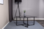 Madal kohvilaud H&uuml;briid 80x80 cm Hall terrazzo lauaplaat