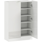 Kingakapp 72x34,5x103 cm valge 5 riiulit 15 20 paarile