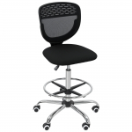 Kontoritool 59x59x106-126 cm Must