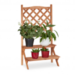 Taimede alus trellisega 109,5 x 61 x 40 cm pruun puit