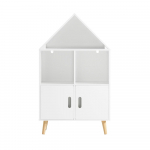 Lastetoa kapp valge lahtritega MDF riiul 60 &times; 30 &times; 103 cm