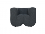 Tugitool Nua Must chenille-kangas 100 x 75 x 85 cm