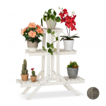 Lillealus 83 x 83 x 28 cm puidust 5 riiulit