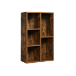 Puidust raamaturiiul 80x50x24cm pruun