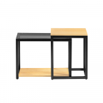 Pikendatav diivanilaud pruun must