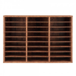 Pruun raamaturiiul 80x29.7x55 cm