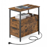 Abilaud sahtlitega 60x35x60 cm pruun pikendusjuhtmega