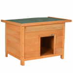 Puidust koerakuut 82 x 58 x 58 cm bituumenkatusega