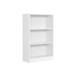 Valge raamaturiiul 24 x 60 x 93 cm reguleeritavad riiulid