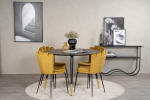 S&ouml;&ouml;gilaua komplekt Dipp 115 cm kollane MDF ja teras