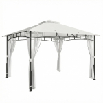 Paviljon 360x300x275 cm must UV 50+ ja s&auml;&auml;sev&otilde;rk