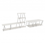 TV alus komplekt 150x93x30 ja 120x30x50 valge