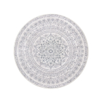 &Uuml;mmargune vaip 120 cm Boho hall