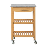 Ratastel serveerimislaud k&ouml;&ouml;k bambus