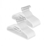Riidepuude komplekt 50 tk valge ABS-plastik 41 x 22 cm