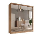 Liugustega Riidekapp Tola 200 200x215x61 cm Sonoma