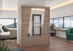 Liugustega riidekapp BOLTON 150 150x200x58 cm Tr&uuml;hvel