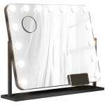 LED Peegel Hollywood 62.5x49.5 cm Must
