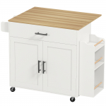 K&ouml;&ouml;gisaar ratastel 120x68x85 cm valge