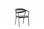 Aiatool Slit must 62 x 59 x 76 cm alumiinium ja padi