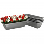 Lillekast terrassile 59 &times; 21 &times; 16 cm hall 5 tk