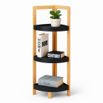 Nurgariiul bambus 77 x 23 x 23 cm 3 &auml;&auml;rega tasapinda