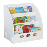 Laste raamaturiiul u 60 x 58 x 45 cm valge MDF