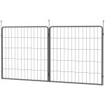 Turvav&auml;rav koertele 80 x 80 cm must 2 teraspaneeli