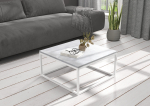 Kohvilaud BELTEN 65x65x33 cm Valge
