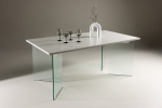 Klaasist s&ouml;&ouml;gilaud Ester 180x90 cm helehall MDF