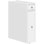 Kitsas vannitoakapp kahe sahtliga valge 16 cm