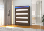 Liugustega Riidekapp MARTINEZ 150 150x200x58 Choco