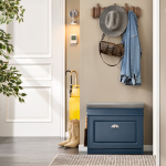 V&auml;ike jalan&otilde;udekapp sinine MDF 60 &times; 24 &times; 52 cm