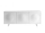 Hudson ustega kummut valge k&otilde;rgl&auml;ige MDF 180 cm