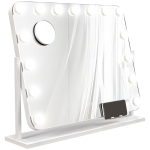 LED meigipeegel 62,5 &times; 14 &times; 52 cm valge 3 valgusv&auml;rvi