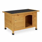 Koerakuut 58 x 86 x 58 cm naturaalne puit bituumenkatus