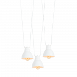 Rippuv laevalgusti Coben Hangman Fix 3 valge