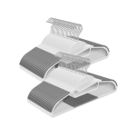 Plastikust riidepuud 50tk, valge
