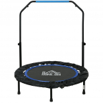 Fitness trampliin 102x123 cm must sinine