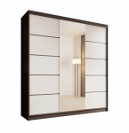 Liugustega Riidekapp Sonic 200 200x215x58 cm Must