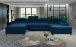 Nurgadiivan Josette 370x190x98 cm Tume Sinine